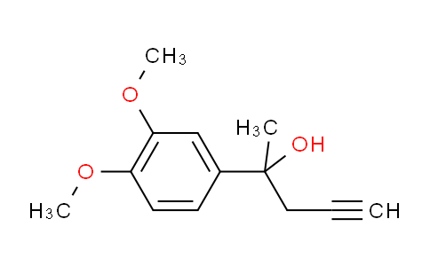 CAS No. 2006278-36-8, 2-(3,4-Dimethoxyphenyl)-4-pentyn-2-ol