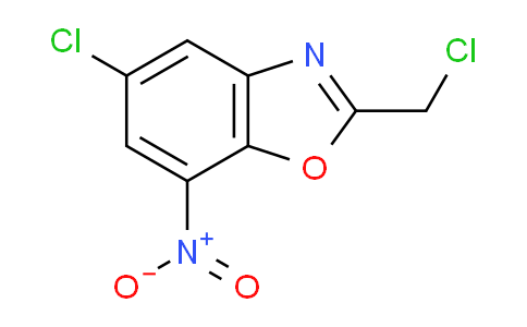 CAS No. 1822784-31-5, 5-Chloro-2-(chloromethyl)-7-nitrobenzoxazole