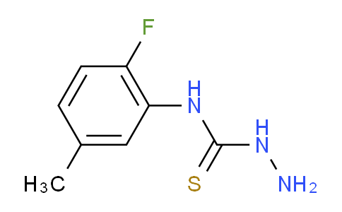 CAS No. 1037153-19-7, N-(2-Fluoro-5-methylphenyl)hydrazinecarbothioamide