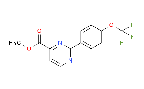 CAS No. 2006277-05-8, Methyl 2-[4-(Trifluoromethoxy)phenyl]pyrimidine-4-carboxylate