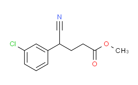 CAS No. 2006277-88-7, Methyl 4-(3-Chlorophenyl)-4-cyanobutyrate