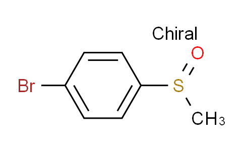 CAS No. 145166-15-0, (S)-1-Bromo-4-(methylsulfinyl)benzene