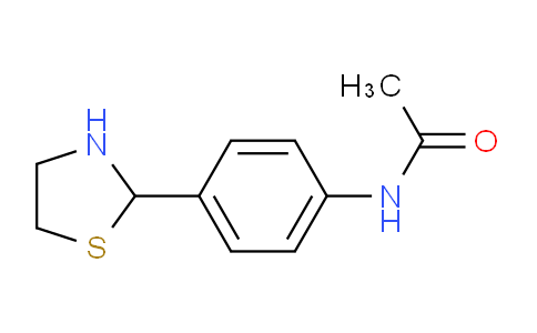 CAS No. 145300-45-4, N-(4-(Thiazolidin-2-yl)phenyl)acetamide