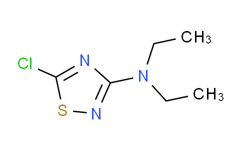 CAS No. 1466552-19-1, 5-Chloro-N,N-diethyl-1,2,4-thiadiazol-3-amine