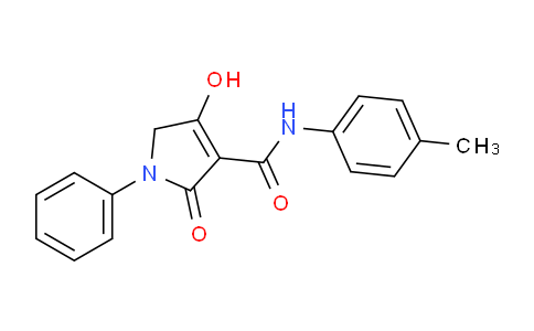 CAS No. 1221504-65-9, 4-Hydroxy-2-oxo-1-phenyl-N-(p-tolyl)-2,5-dihydro-1H-pyrrole-3-carboxamide