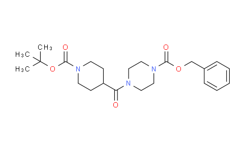 CAS No. 1221567-09-4, (1-Boc-4-piperidinyl)(4-Cbz-1-piperazinyl)methanone