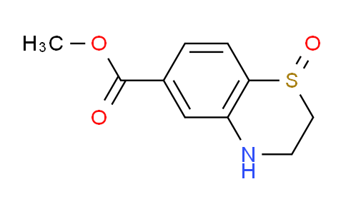 CAS No. 1221792-60-4, Methyl 3,4-dihydro-2H-benzo[b][1,4]thiazine-6-carboxylate 1-oxide