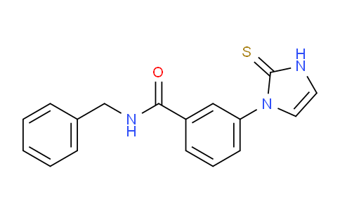 CAS No. 1146290-00-7, N-Benzyl-3-(2-thioxo-2,3-dihydro-1H-imidazol-1-yl)benzamide
