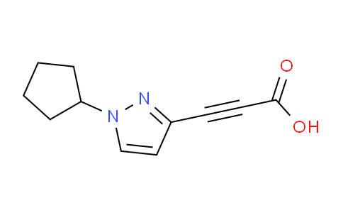 CAS No. 1354704-50-9, 3-(1-Cyclopentyl-1H-pyrazol-3-yl)propiolic acid