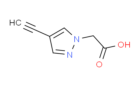CAS No. 1354706-46-9, 2-(4-Ethynyl-1H-pyrazol-1-yl)acetic acid