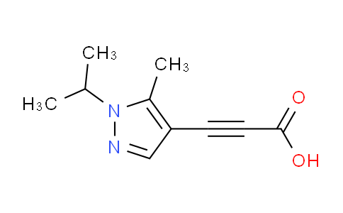 CAS No. 1354706-91-4, 3-(1-Isopropyl-5-methyl-1H-pyrazol-4-yl)propiolic acid