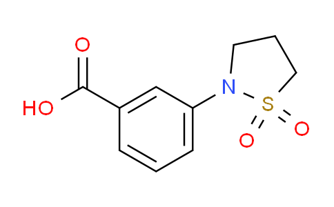 CAS No. 138099-41-9, 3-(1,1-Dioxido-2-isothiazolidinyl)benzoic Acid