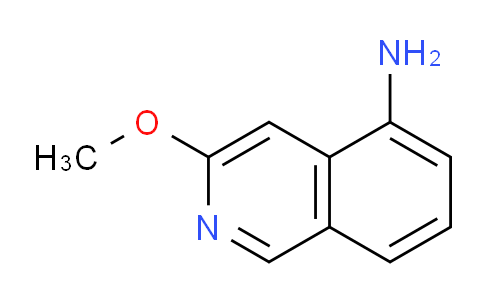 CAS No. 1374652-73-9, 3-Methoxyisoquinolin-5-amine