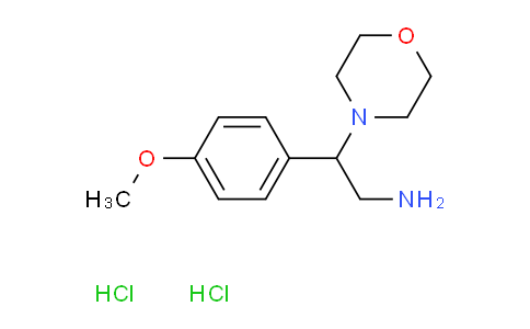 CAS No. 1172916-46-9, 2-(4-METHOXYPHENYL)-2-MORPHOLIN-4-YLETHYLAMINE 2HCL