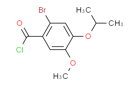CAS No. 1160250-46-3, 2-Bromo-4-isopropoxy-5-methoxybenzoyl chloride