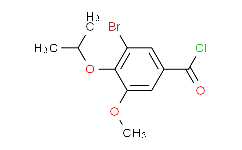 CAS No. 1160250-50-9, 3-Bromo-4-isopropoxy-5-methoxybenzoyl chloride