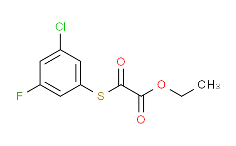 CAS No. 1443342-99-1, Ethyl 2-((3-chloro-5-fluorophenyl)thio)-2-oxoacetate