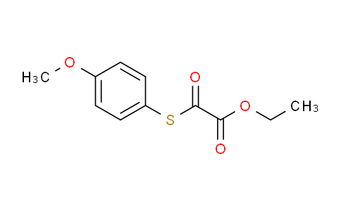 CAS No. 1443343-74-5, Ethyl 2-((4-methoxyphenyl)thio)-2-oxoacetate