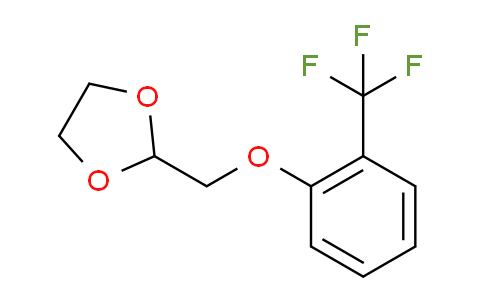 CAS No. 1443353-53-4, 2-((2-(Trifluoromethyl)phenoxy)methyl)-1,3-dioxolane