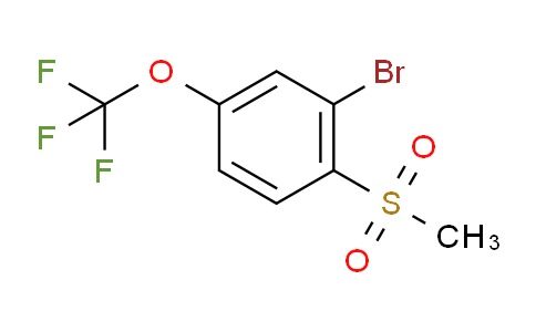 CAS No. 1445322-50-8, 2-Bromo-1-methanesulfonyl-4-(trifluoromethoxy)benzene