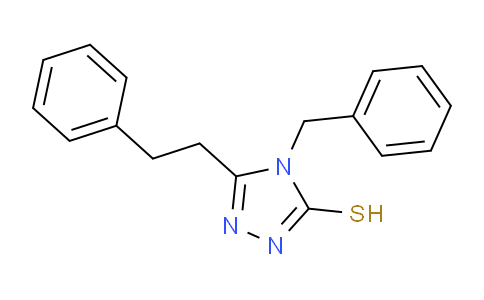 CAS No. 124953-85-1, 4-Benzyl-5-phenethyl-4H-1,2,4-triazole-3-thiol