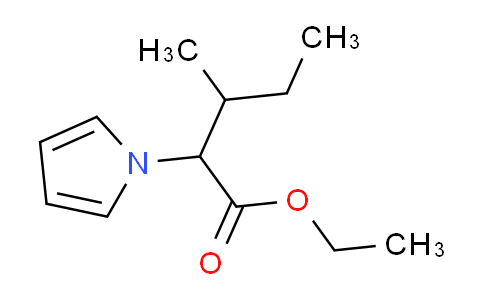 CAS No. 1252924-07-4, Ethyl 3-methyl-2-(1h-pyrrol-1-yl)pentanoate