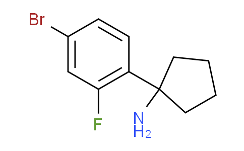 CAS No. 1515095-77-8, 1-(4-Bromo-2-fluorophenyl)cyclopentanamine