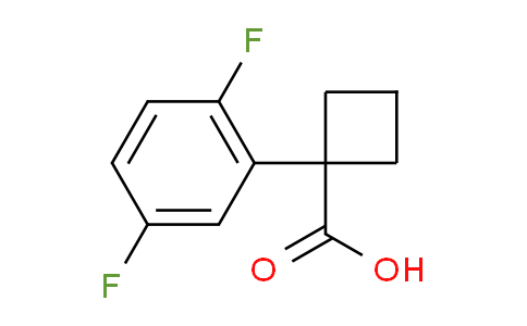 CAS No. 1260752-10-0, 1-(2,5-Difluorophenyl)cyclobutanecarboxylic Acid
