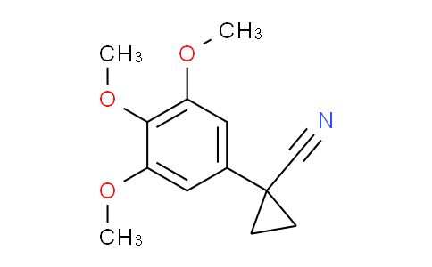 CAS No. 1260758-03-9, 1-(3,4,5-Trimethoxyphenyl)cyclopropanecarbonitrile
