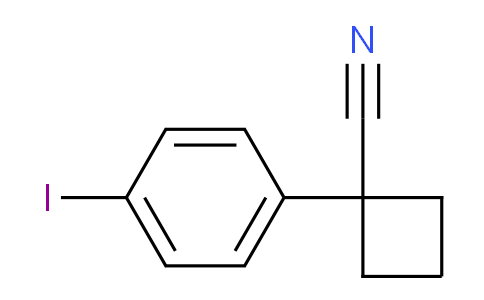 CAS No. 1260770-24-8, 1-(4-Iodophenyl)cyclobutanecarbonitrile