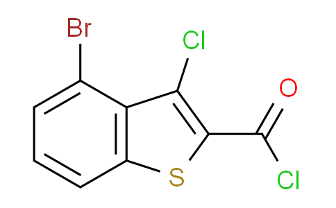 CAS No. 1160249-22-8, 4-Bromo-3-chlorobenzo[b]thiophene-2-carbonyl chloride