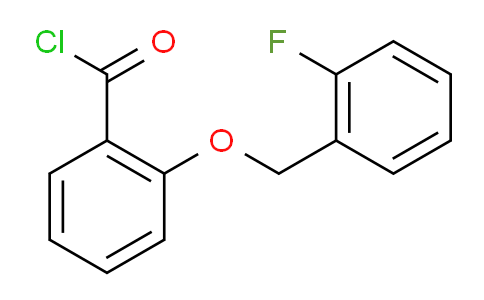 CAS No. 1160249-73-9, 2-((2-Fluorobenzyl)oxy)benzoyl chloride