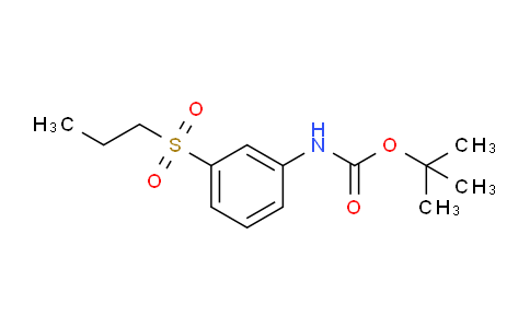 CAS No. 1373233-47-6, t-Butyl N-[3-(propane-1-sulfonyl)phenyl]carbamate