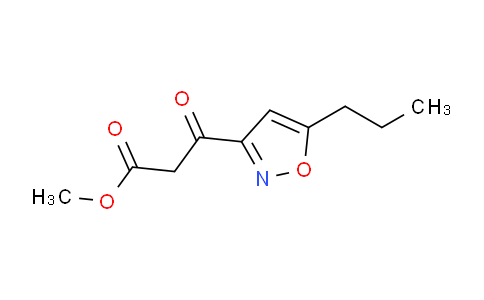 CAS No. 1083350-34-8, Methyl 3-oxo-3-(5-propylisoxazol-3-yl)propanoate