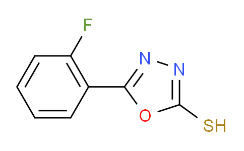 CAS No. 108413-51-0, 5-(2-Fluorophenyl)-1,3,4-oxadiazole-2-thiol