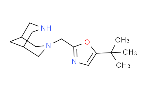 CAS No. 1427022-43-2, 2-(3,7-Diazabicyclo[3.3.1]nonan-3-ylmethyl)-5-(tert-butyl)oxazole