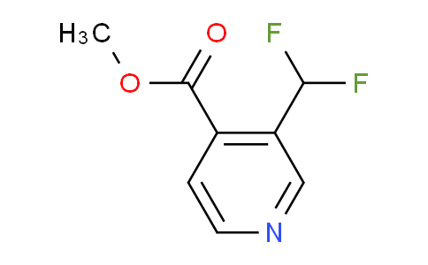 CAS No. 1443288-74-1, Methyl 3-(difluoromethyl)isonicotinate
