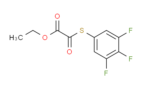 CAS No. 1443309-70-3, Ethyl 2-oxo-2-((3,4,5-trifluorophenyl)thio)acetate