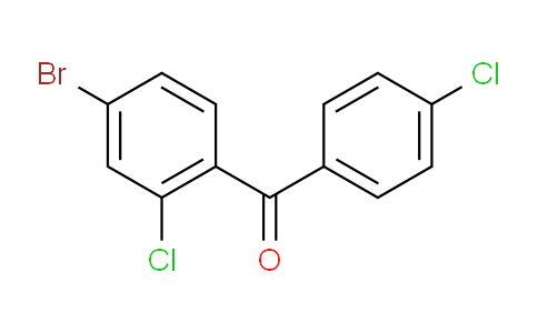 CAS No. 1157395-92-0, (4-Bromo-2-chlorophenyl)(4-chlorophenyl)methanone