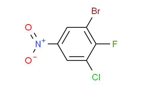 CAS No. 1330583-70-4, 1-Bromo-3-chloro-2-fluoro-5-nitrobenzene