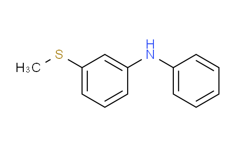 CAS No. 13313-45-6, 3-(Methylthio)-N-phenylaniline