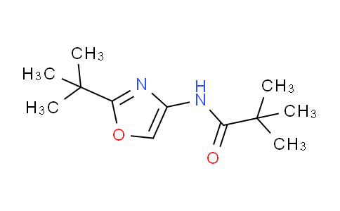 CAS No. 130775-30-3, N-(2-(tert-Butyl)oxazol-4-yl)pivalamide