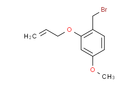 CAS No. 1823942-82-0, 2-(Allyloxy)-4-methoxybenzyl Bromide