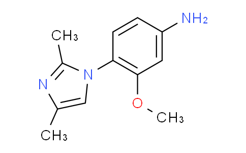 CAS No. 1369015-26-8, 4-(2,4-Dimethyl-1-imidazolyl)-3-methoxyaniline