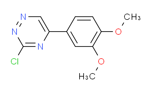 CAS No. 1369080-30-7, 3-Chloro-5-(3,4-dimethoxyphenyl)-1,2,4-triazine
