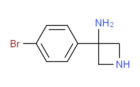 CAS No. 1384421-50-4, 3-(4-Bromophenyl)-3-azetidinamine