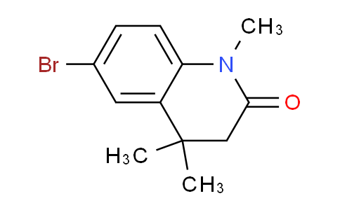 CAS No. 144583-92-6, 6-Bromo-1,4,4-trimethyl-3,4-dihydroquinolin-2(1H)-one