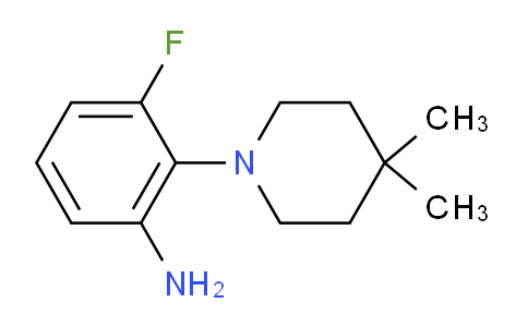 CAS No. 1851999-38-6, 2-(4,4-Dimethyl-1-piperidinyl)-3-fluoroaniline