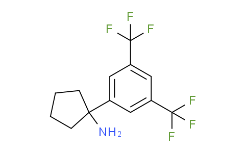 CAS No. 1522407-49-3, 1-[3,5-Bis(trifluoromethyl)phenyl]cyclopentanamine