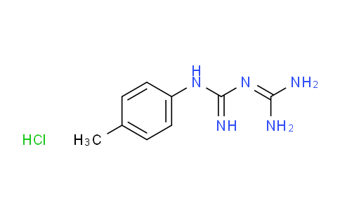 CAS No. 15233-33-7, N-(Diaminomethylene)-N'-(4-methylphenyl)guanidine hydrochloride